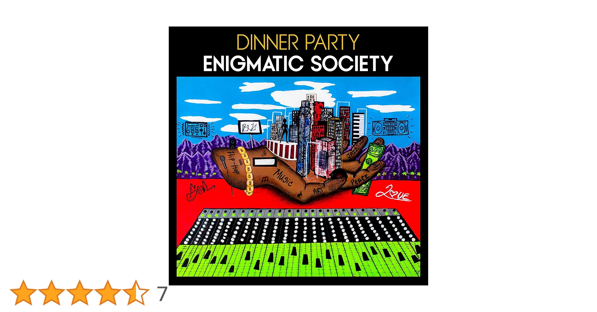Dinner Party Enigmatic Society クリアビニール Amazon | ENIGMATIC SOCIETY (MILKY CLEAR VINYL LP) 日本限定